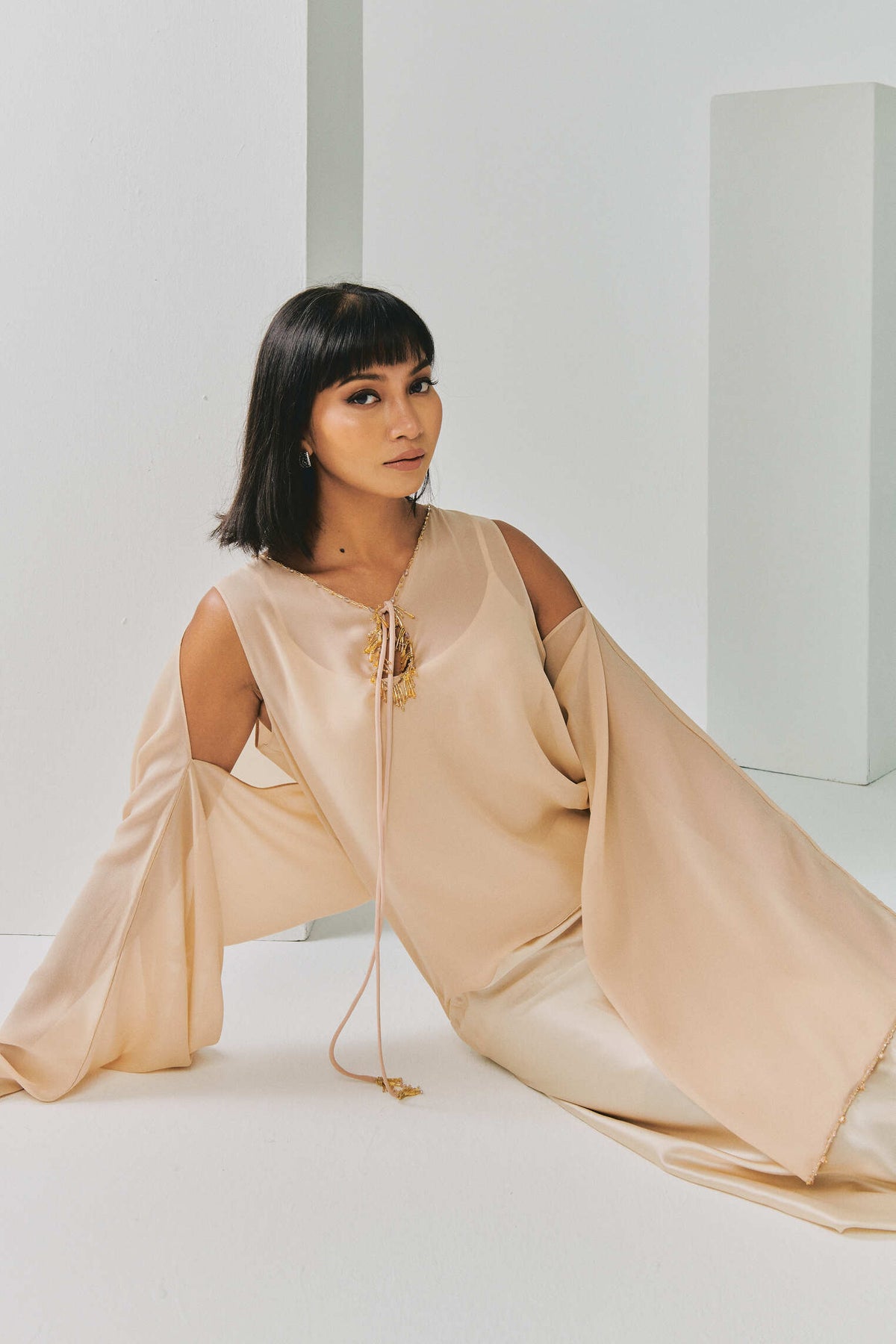 ATHENA DRESS (NUDE)