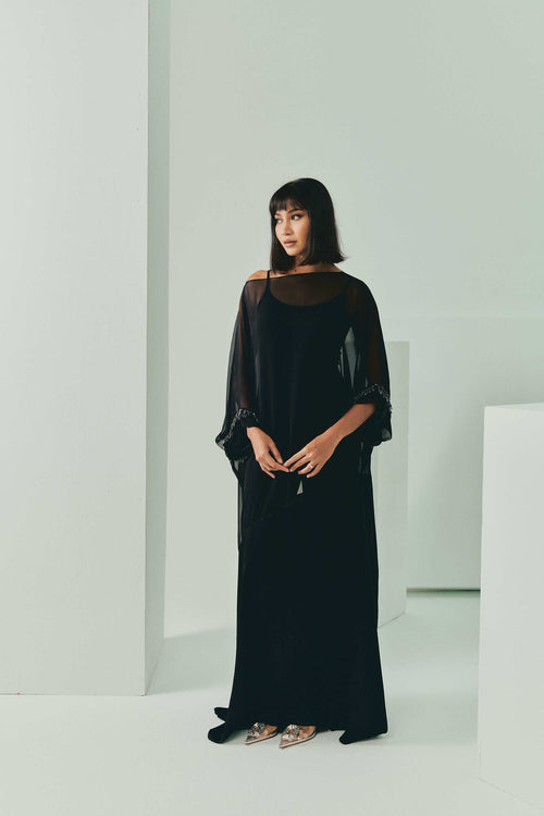ATHENA KAFTAN (BLACK)