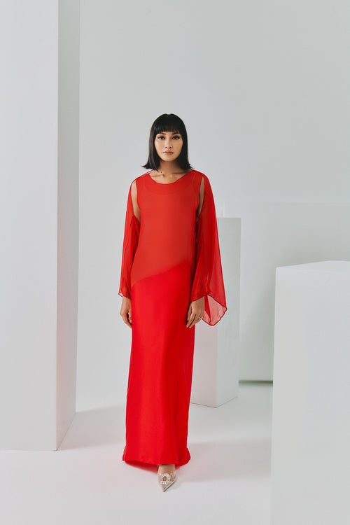 ATHENA DRESS (RED)