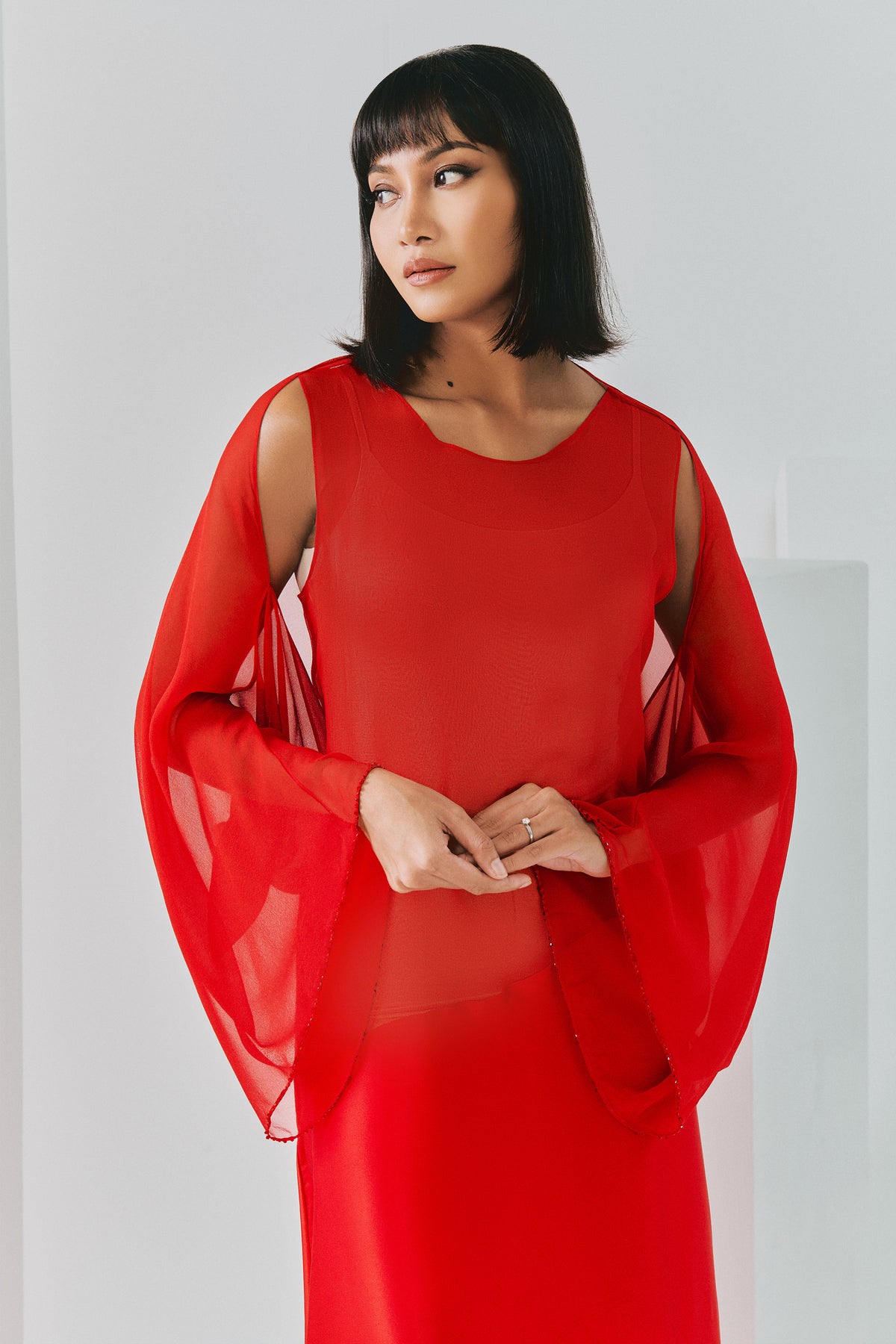 ATHENA DRESS (RED)