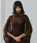 ATHENA KAFTAN (DARK BROWN)