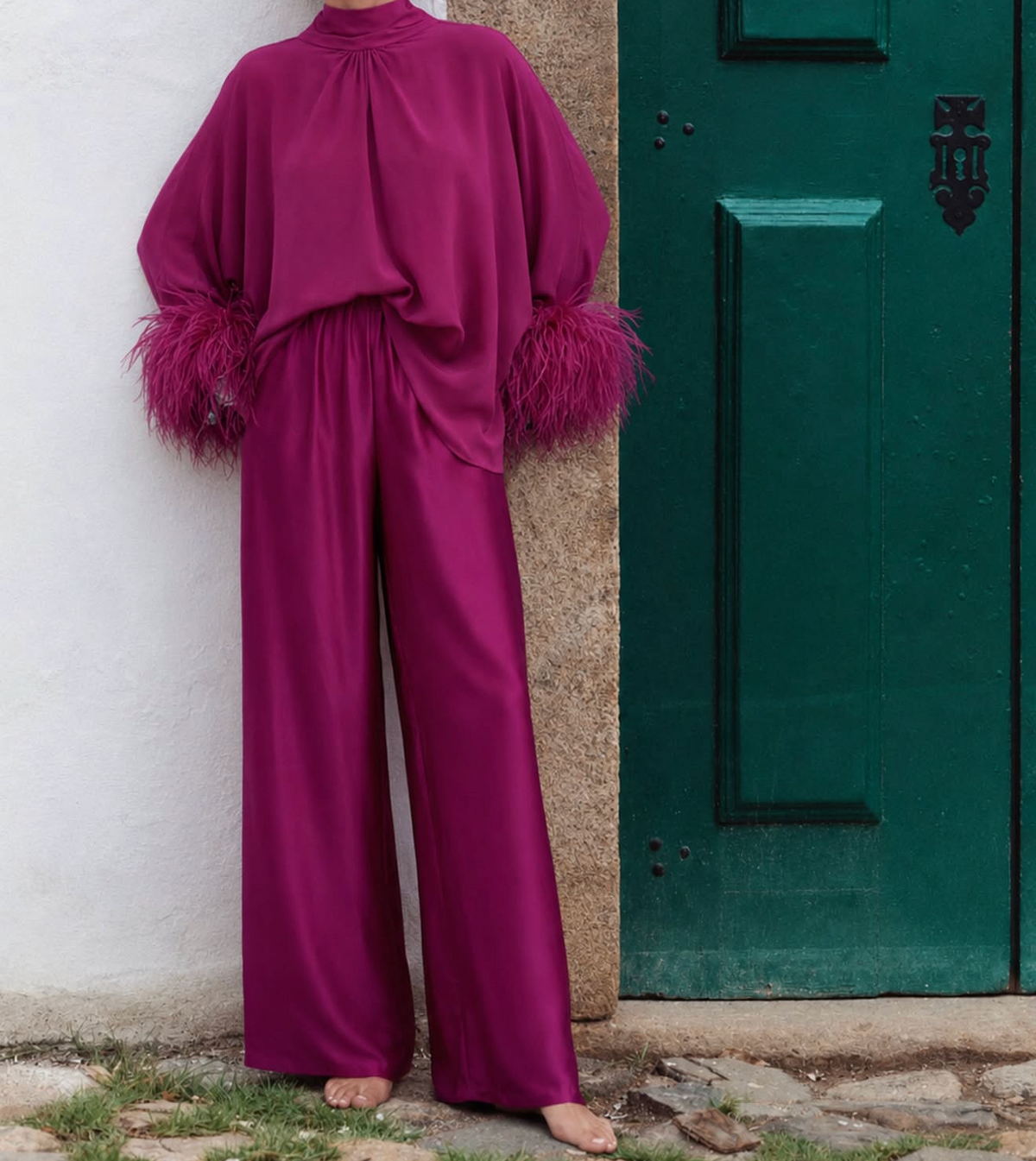 DIANA SILK OSTRICH FEATHER