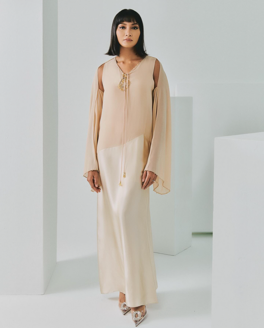 ATHENA DRESS (NUDE)