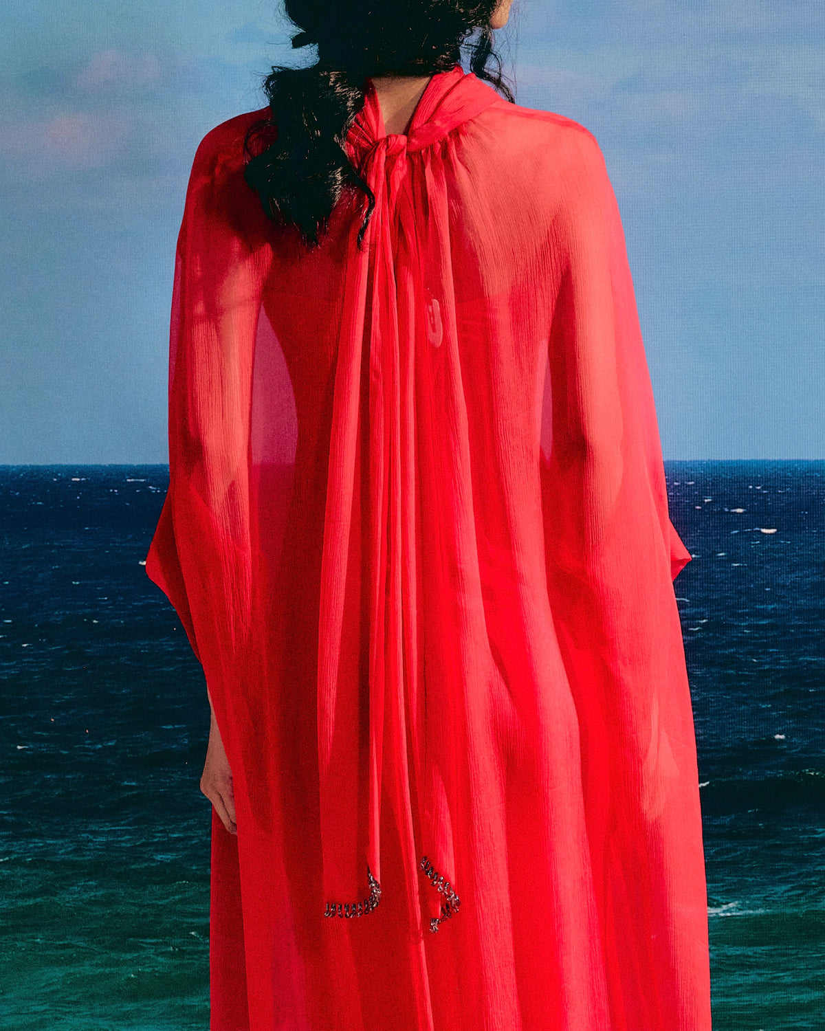 ANA AFFAIR SILK KAFTAN