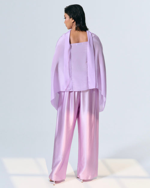 AMORE SILK SET (LILAC)