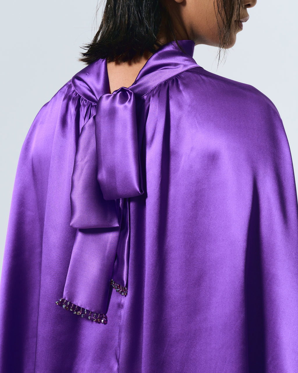 AMORE SILK SET (PLUM)