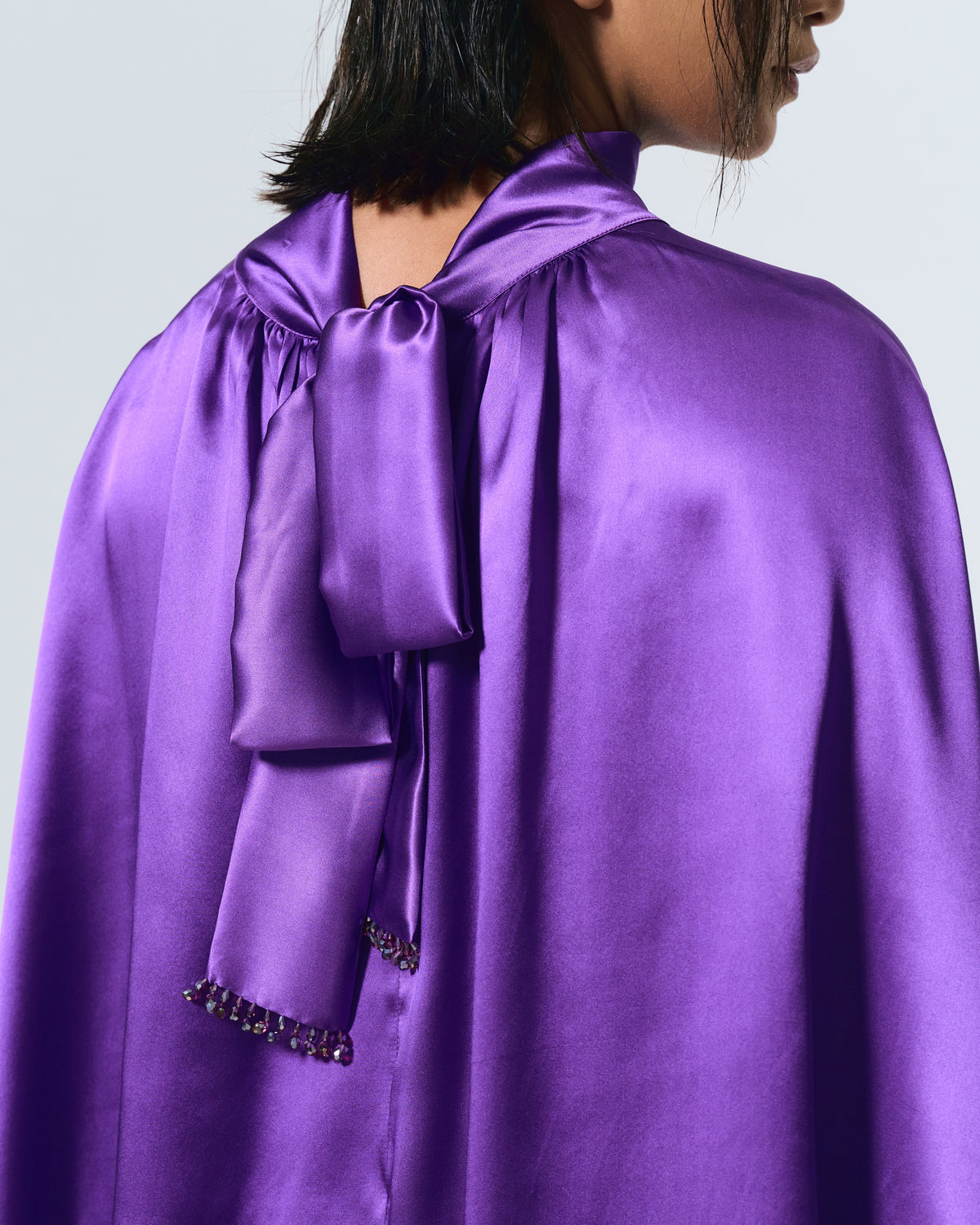 AMORE SILK SET (PLUM)