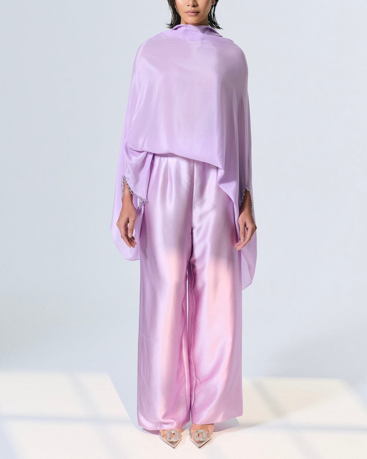 AMORE SILK SET (LILAC)