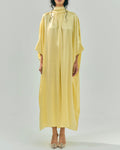 ROSALIA SILK KAFTAN (BUTTER YELLOW)